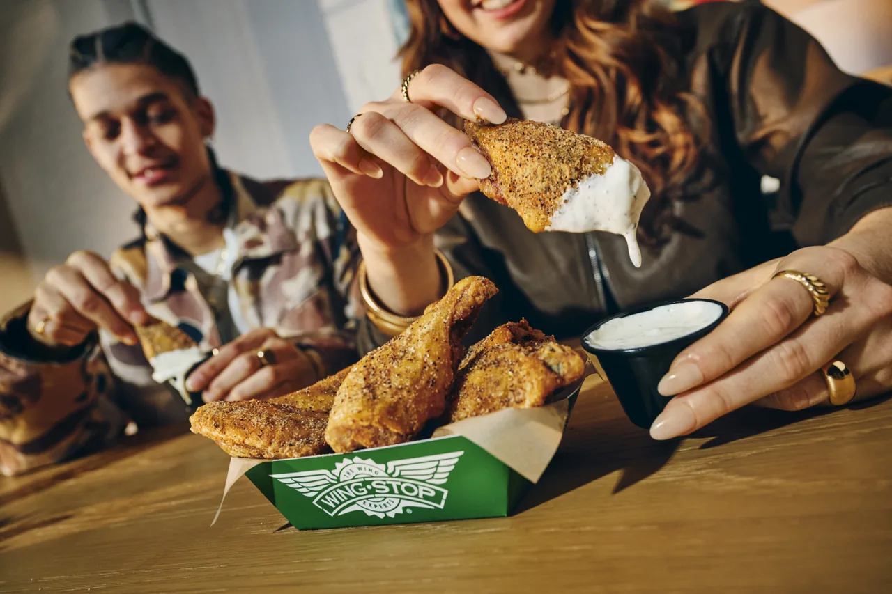 Official Wingstop Lemon Pepper classic bone-in wings